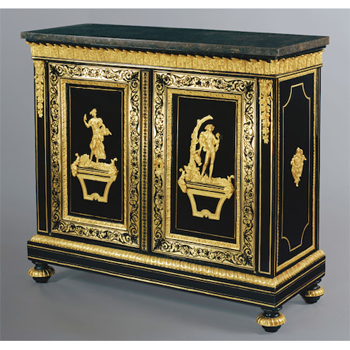 A BEAUTIFUL AND RARE PAIR OF LOUIS XIV TWO DOOR CABINETS IN PREMIERE AND SECOND PARTIE VENEER